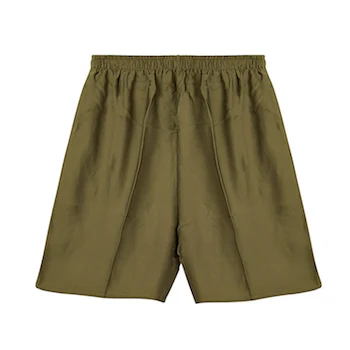 03 Army Green Шелк Мужские штаны для сна прямые продажи с фабрики темно-синий и черный и армейский зеленый - Цвет: 03 Army Green