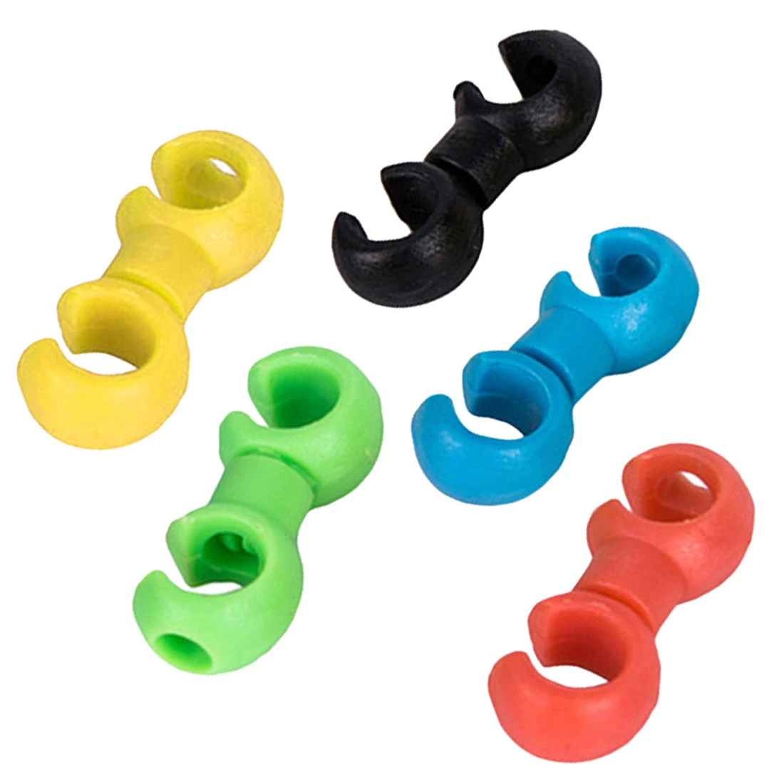 

Hot Sell 10Pcs Bike Road Bicycle Handcuffs Shape Clips Housing Hose Guide For Brake Cable/Derailleur Line Case Clasps