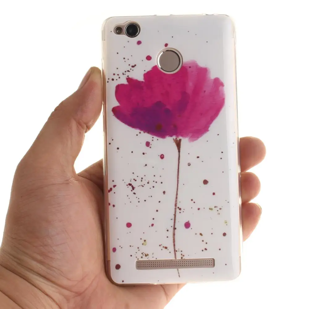 Мягкий ТПУ IMD силиконовый чехол с рисунком для телефона REDMI 3X 4X чехол с защитой от падения TPU для REDMI 4A 5A задняя крышка TX