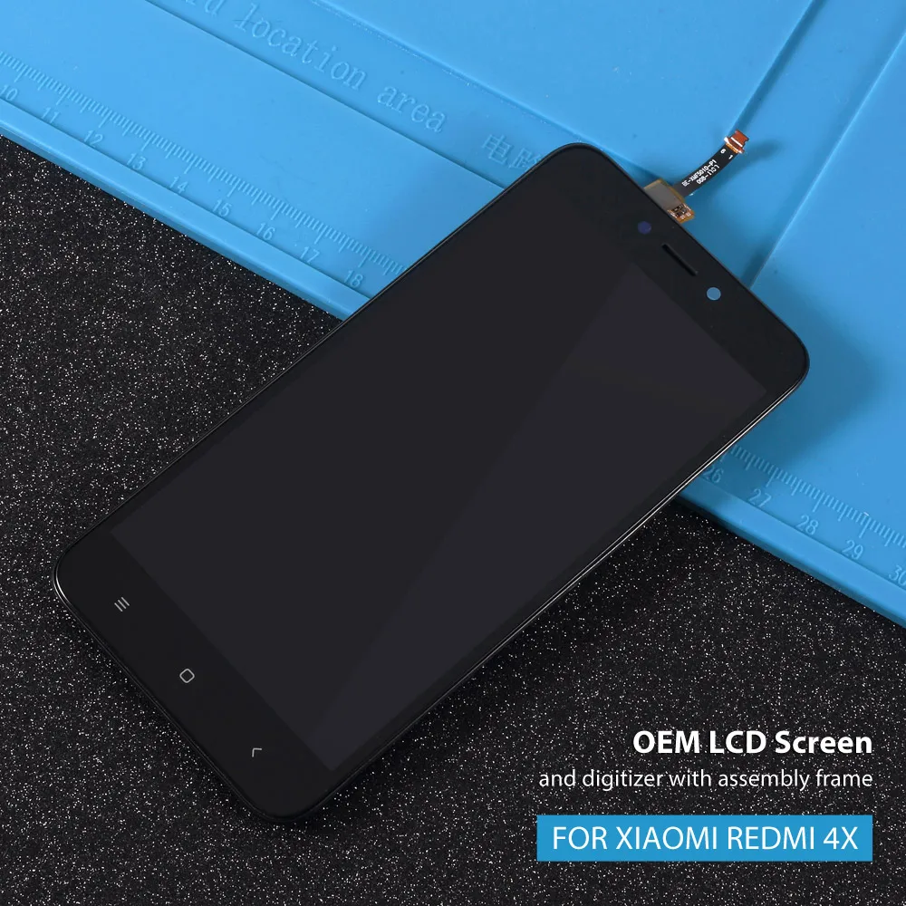 Dulcii для Xiaomi Redmi 4X OEM ЖК-экран и дигитайзер + сборка рамка часть Xiomi ЖК сенсорный