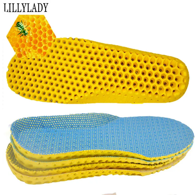 Спортивная эластичная дышащая дезодорирующая подушка для бега стельки ног