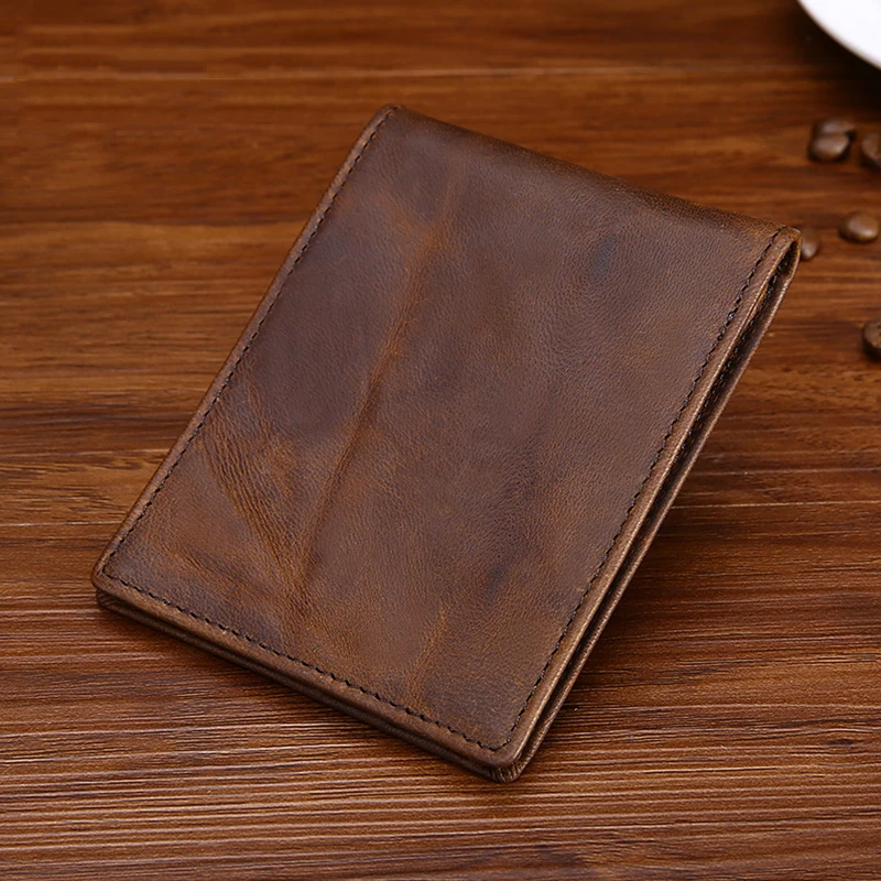 NBSA мужской кошелек из натуральной кожи бумажник для водительских прав тонкий