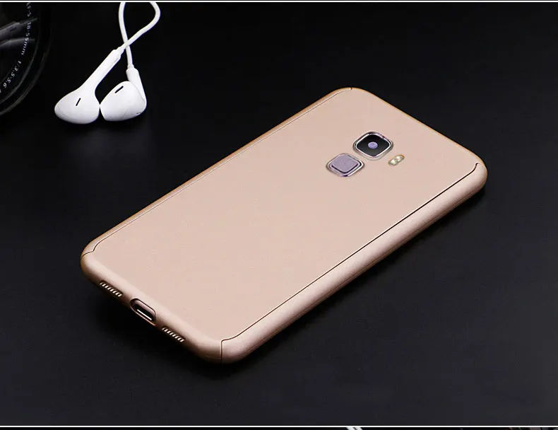 360 Полный Чехол для huawei Honor 7 Чехол 5," Полный Чехол для huawei Honor 7 Чехол Coque чехол с закаленным стеклом