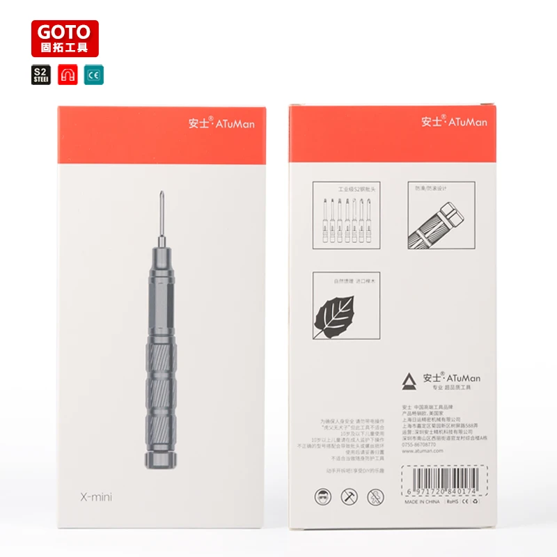 GOTO 24 in 1 X-mini Precision Screwdriver Bit Set Magnetic Y0.6 CC2.2 for Phone Repair Screw Driver Hand Tool Kit | Инструменты