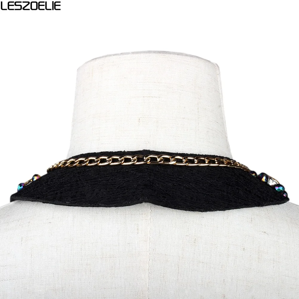 Модный съемный воротник для 2019 женское роскошное ожерелье аксессуары вечерние