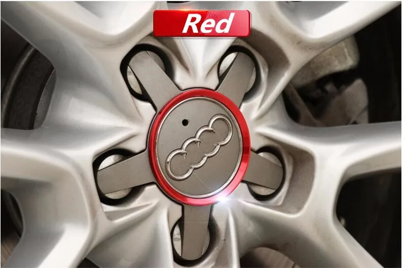 4 шт. хит автомобильный Стайлинг наклейка из алюминиевого сплава крышка ступицы