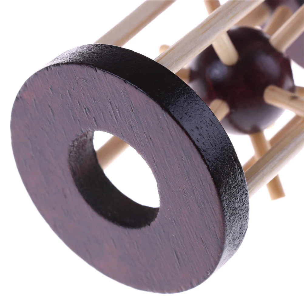 1 шт. деревянная интеллектуальная игрушка Блокировка выньте Шипованный шар