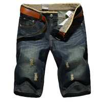 fashion brand summer casual cotton men short jeans mens bermuda boardshorts jeans shorts men s ripped plus size 28 36