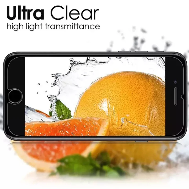 Закаленное стекло для iphone 7 plus Защитное экрана 4 5 6 6s se 8 x xr xs max|Защитные стёкла и