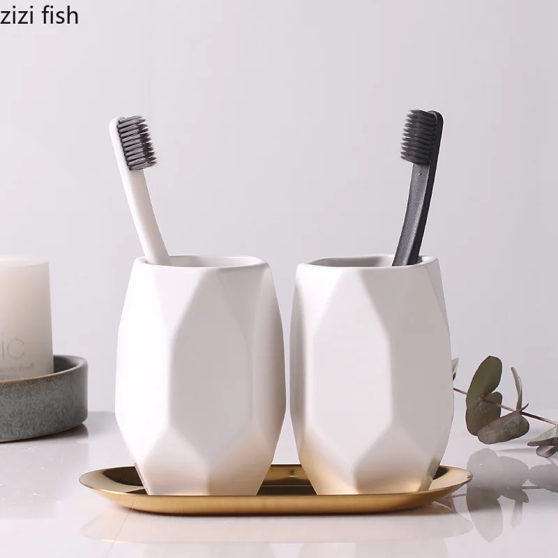 Керамические принадлежности для ванной комнаты держатель зубной щетки бутылка