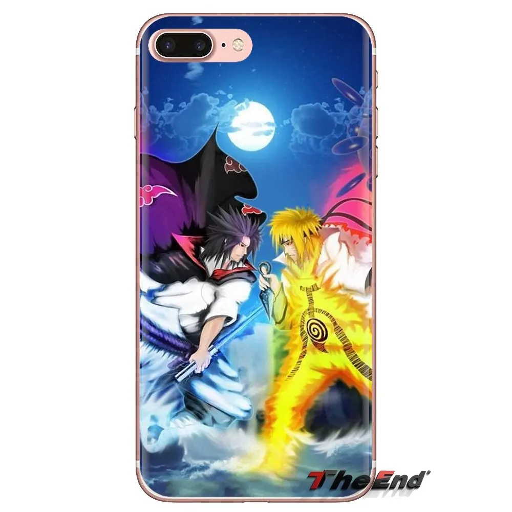 Прозрачный чехол из ТПУ для iPod Touch Apple iPhone 4 4S 5 5S SE 5C 6 6S 7 8 X XR XS Plus MAX naruto uzumaki and sasuke uchiha