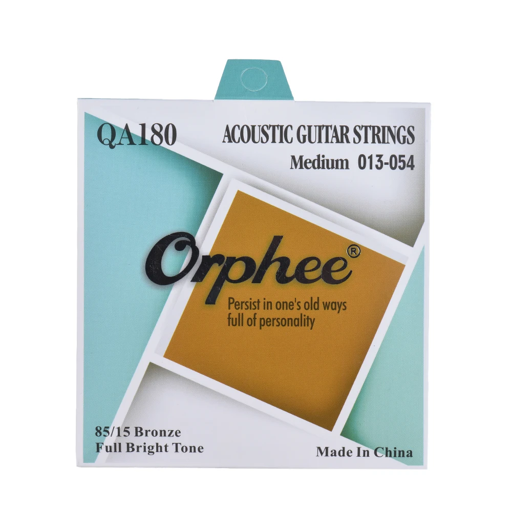 Orphee QA140 акустическая струны народной гитары 6 шт./компл. (.009 .045) шестиугольная