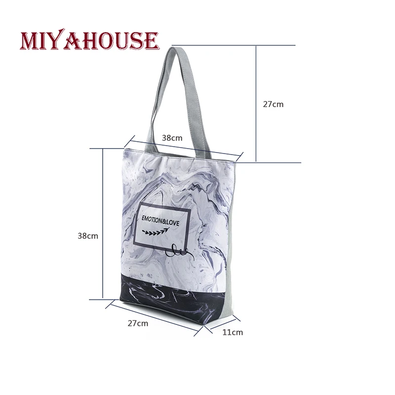 Холщовая Сумка на плечо Miyahouse женская сумочка тоут в стиле пэчворк дизайнерская