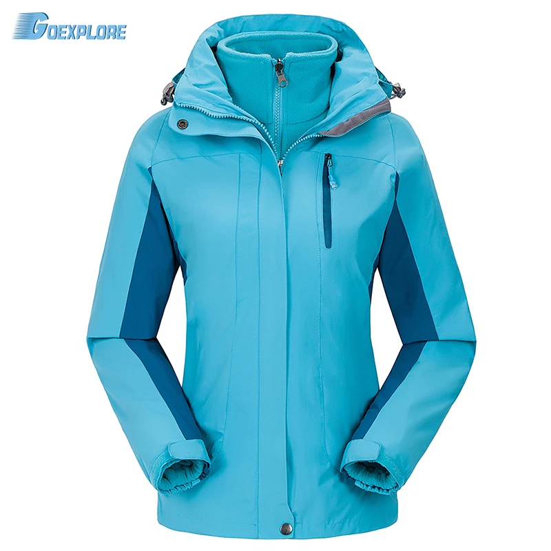 Прямая поставка зимнее спортивное пальто для кемпинга женская тонкая куртка