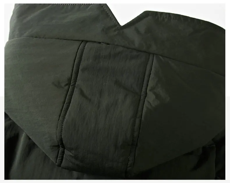 Winter Parka Men Thick Warm Long Men Winter Jacket Coat Casual Slim Hooded Male Overcoat