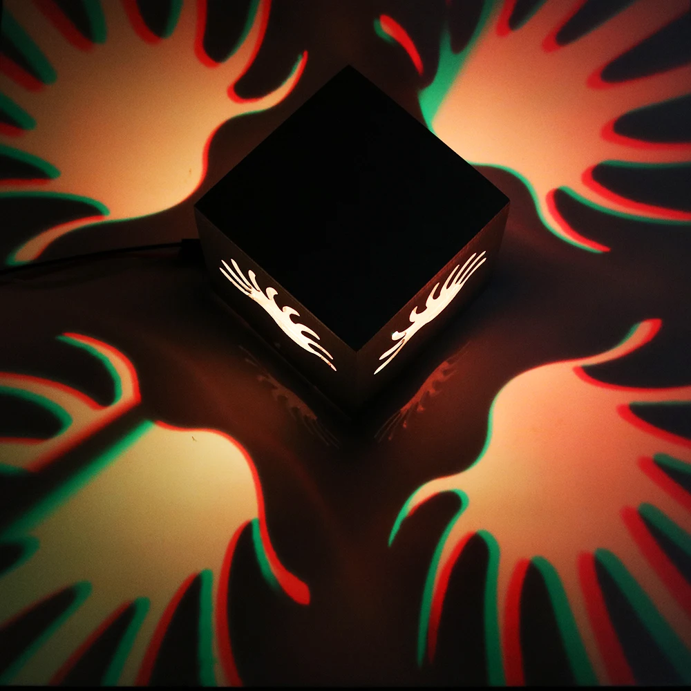 Светодиодные настенные лампы RGB алюминиевое бра с дистанционным управлением