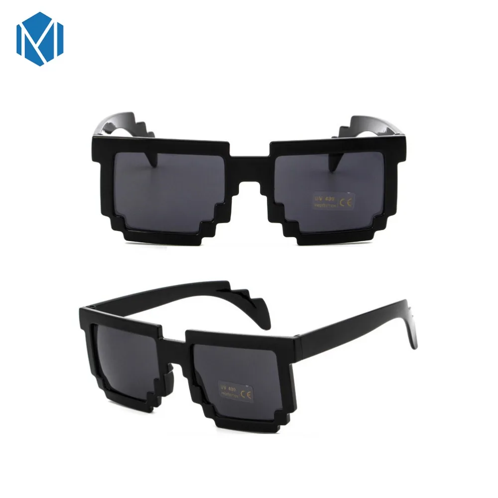 2020 Модные солнцезащитные очки Женские клетчатые квадратные мужские унисекс