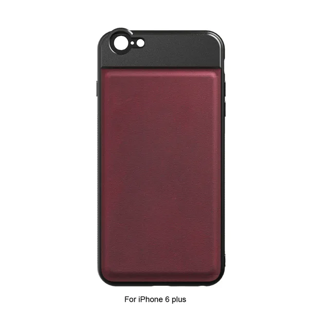 For iPhone 6 plus APEXEL 1 шт. Профессиональный 17 мм резьбовой чехол для телефона для линзы для объектива мобильного телефона Алюминиевый сплав+ кожаный чехол для телефона для iPhone X samsung huawei - Цвет: For iPhone 6 plus