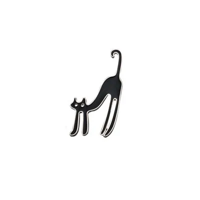 TYPE B 1 шт. мультяшная кошка брошь металлический значок значки на рюкзак значок декоративный костюм для сумок и одежды - Цвет: TYPE B