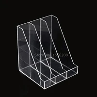 acrylic desk file container brochure box leaflet holder tray collection counter literature book holder desk home storage rack