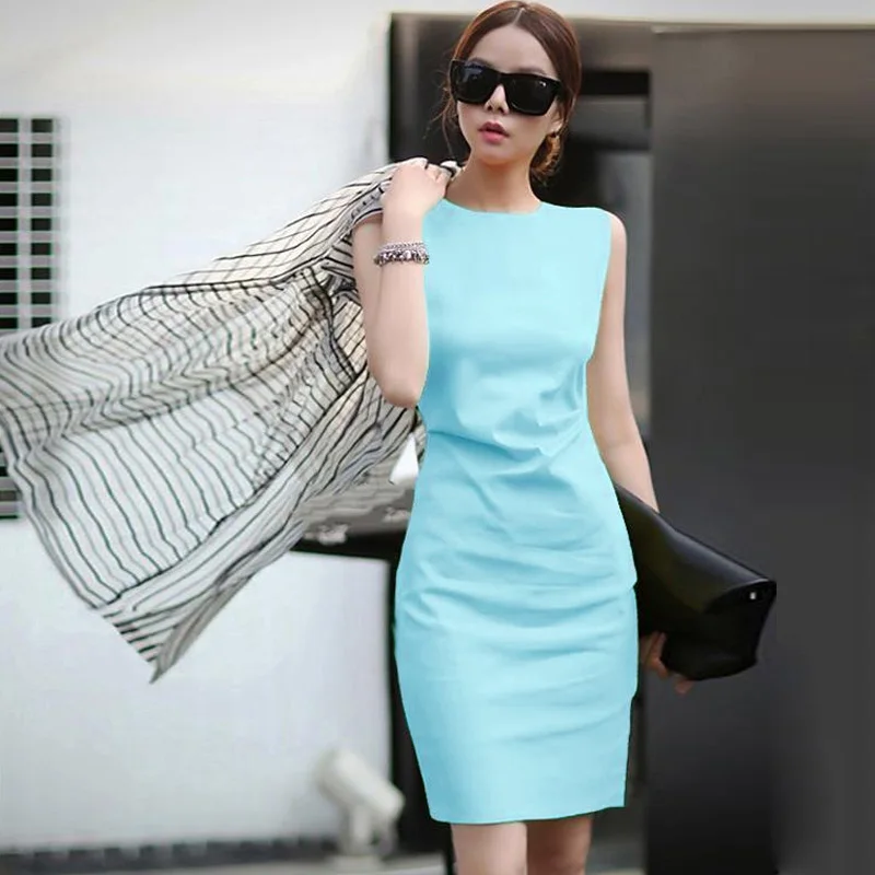 Женское офисное платье повседневное облегающее карандаш для работы вечерние