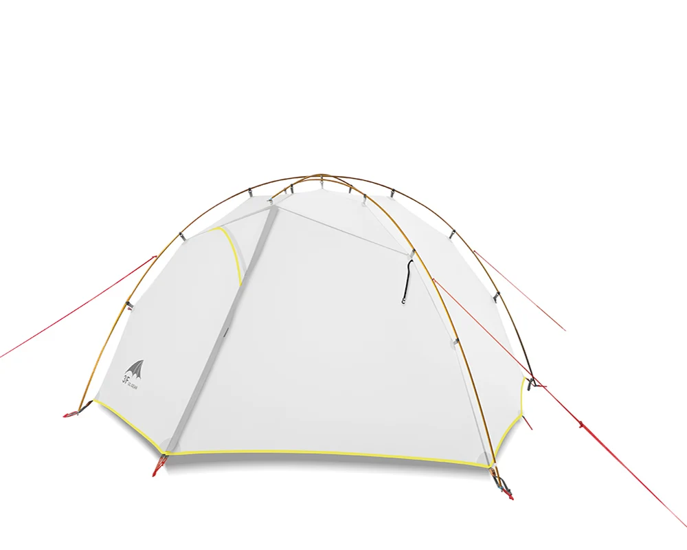 3F UL GEAR Taiji 2 зеленый и белый 3-4 сезонная палатка 15D нейлоновая тканевая двухслойная водонепроницаемая палатка для 2 человек - Color: 3 season white