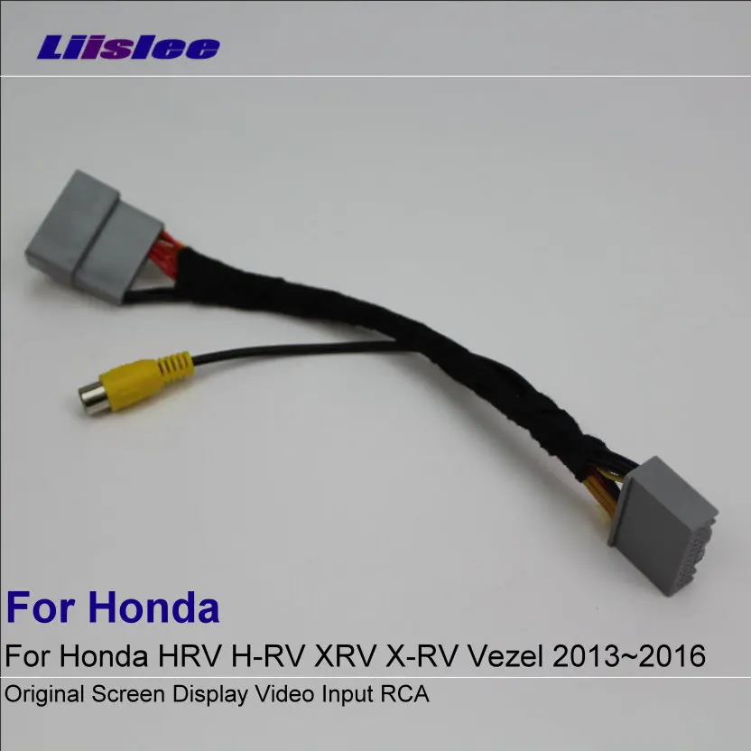 Автомобильная камера заднего вида RCA адаптер провод для Honda H RV X Vezel 2013 2016