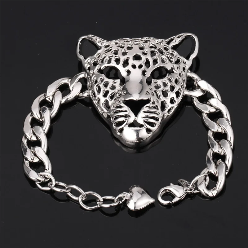 Браслеты Kpop с головой леопарда ювелирные изделия классивечерние праздничные