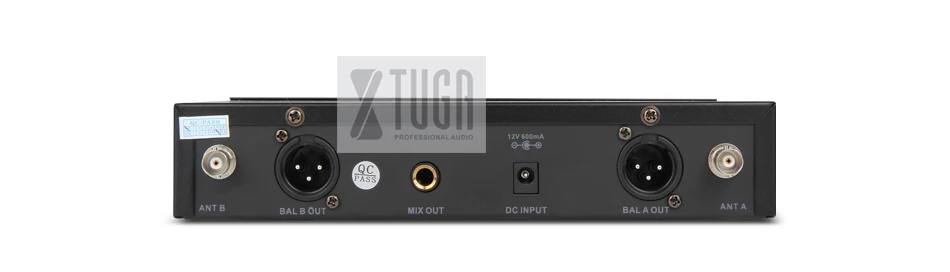 XTUGA E220 беспроводной микрофон XIAO MI UHF двухканальная Беспроводная система цельнометаллический 2 Микрофон вечерние для караоке сцены наивысшего качества