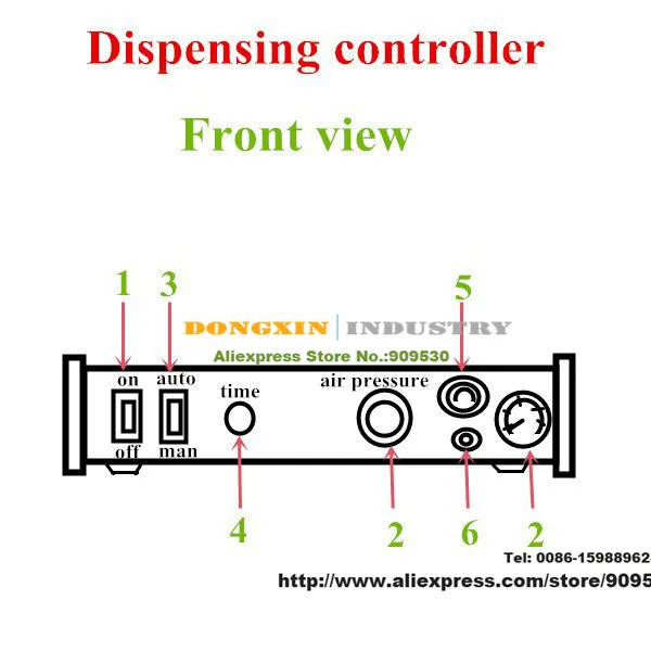 

Control equipment optical glue machine dispensing controller for doming risen glue