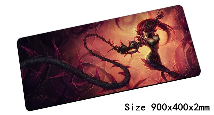 Коврик для мыши Zyra 90x40 см Коврик для мыши lol notbook компьютерный коврик для мыши Rise of the Thorns игровая padmouse геймер Коврик для мыши для ноутбука
