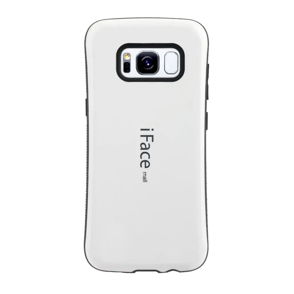 Белый Чехол для Iface mall для Samsung Galaxy S8/S8 плюс противоударный ТПУ защитный жесткий чехол для задней панели телефона чехлы - Цвет: Белый