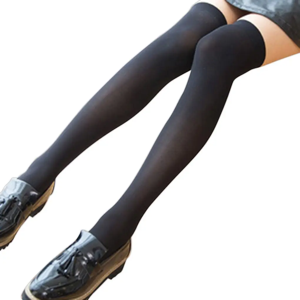 

1 пара, женские бархатные чулки до колена