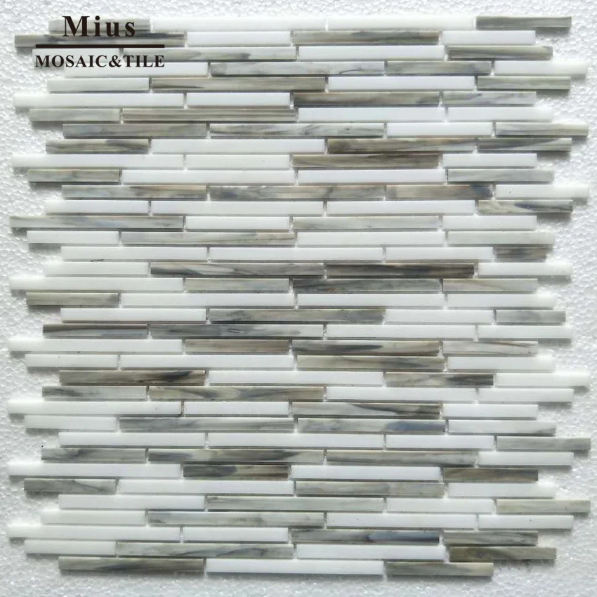 

Fashion Tiffany strip glass mosaic tiles wall mosaic