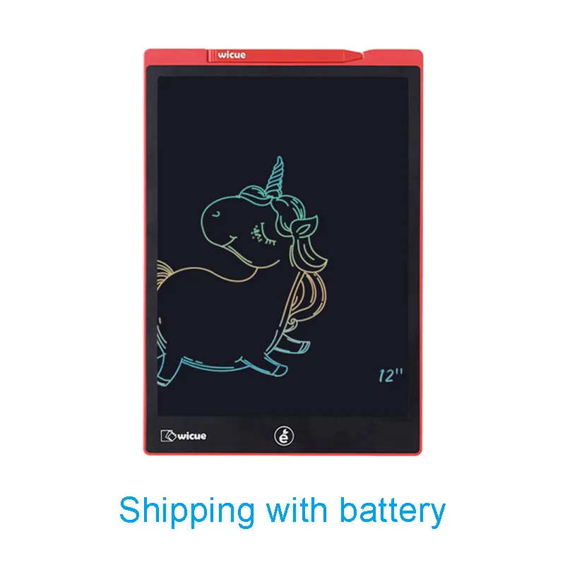 12in with battery Xiaomi Wicue Радужный ЖК-дисплей почерк доска для письма планшет 12 дюймов без задний светильник Обучающие инструменты от Mijia Youpin - Цвет: 12in with battery