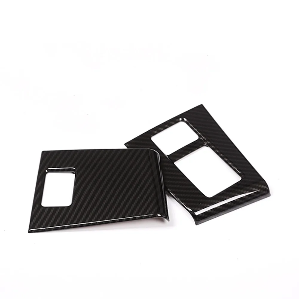 2 шт. углеродное волокно стиль ABS автомобильное сиденье Блокировка памяти