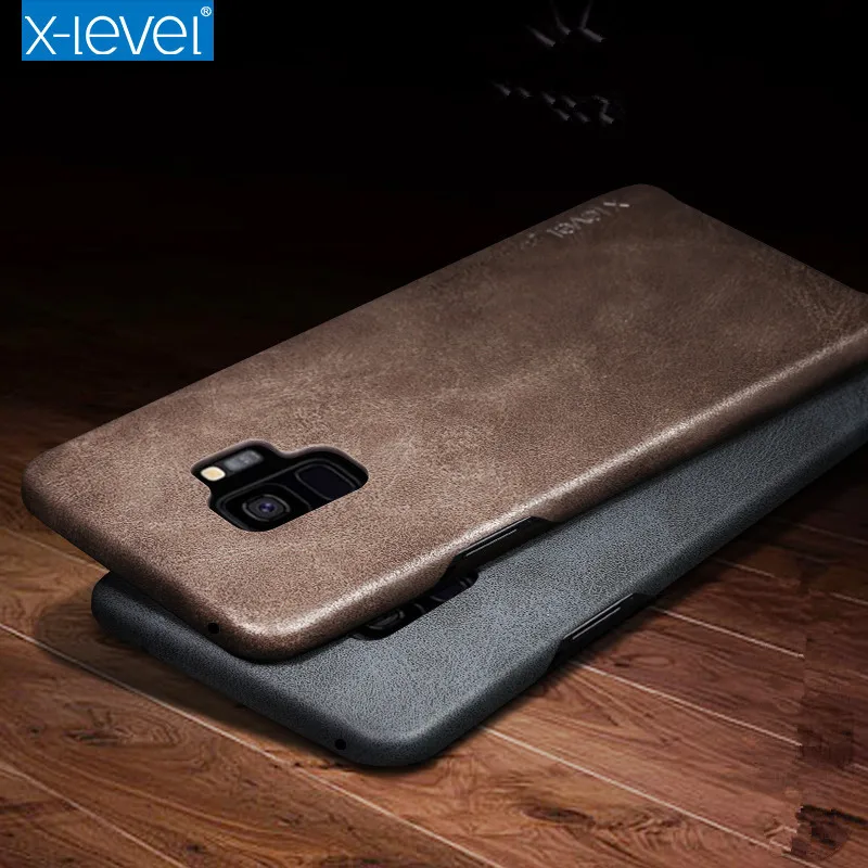 X-Level чехол из искусственной кожи для Samsung Galaxy Note 9 8 5 S7 Edge S8 S9 Plus J3 J4 J5 J6 J7 A3 A5 A7 A6 A8