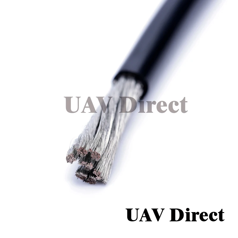8 10 12 14 16 18 20 22 24AWG красный черный силиконовый провод ультра гибкий Тестовый Кабель