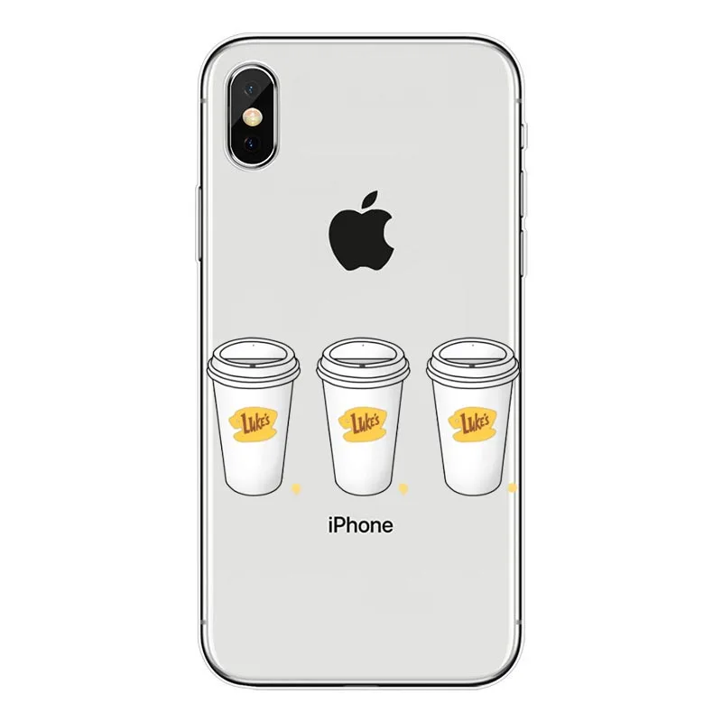 Gilmore Girls A Vida e Curta говорить Rapido Caixa Do Telefone Soft TPU Tampa Traseira para o iphone 8 7 6 4 Plus 5 X XR XS MAX|Сумки