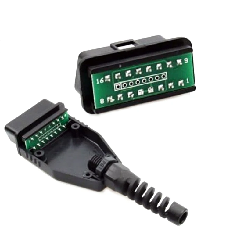 30 см/1 5 м 16 Pin штекер OBD2 II соединительный кабель + OBD Корпус SR винт удлинитель