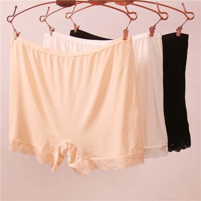 6 шт./лот штаны для девочек подростков с защитой от опорожнения кружевное
