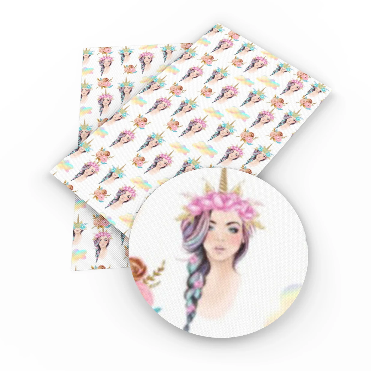 1062920004 David accessories 30*140 см животное лошадь с принтом из искусственной кожи в стиле пэчворк для волос с бантом, Сумки материалы ручной работы DIY, 1Yc4298 - Цвет: 1062920004