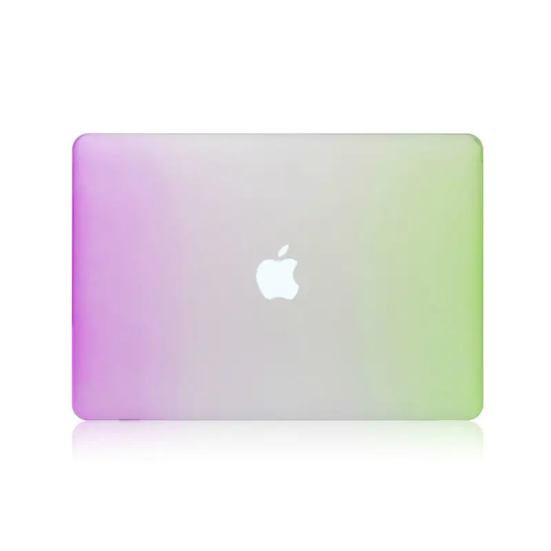 Матовый Радуга Жесткий протектор чехол для ноутбука MacBook Air 11 Pro 13/15 дюймов с retina сумка+ розовый крышка клавиатуры