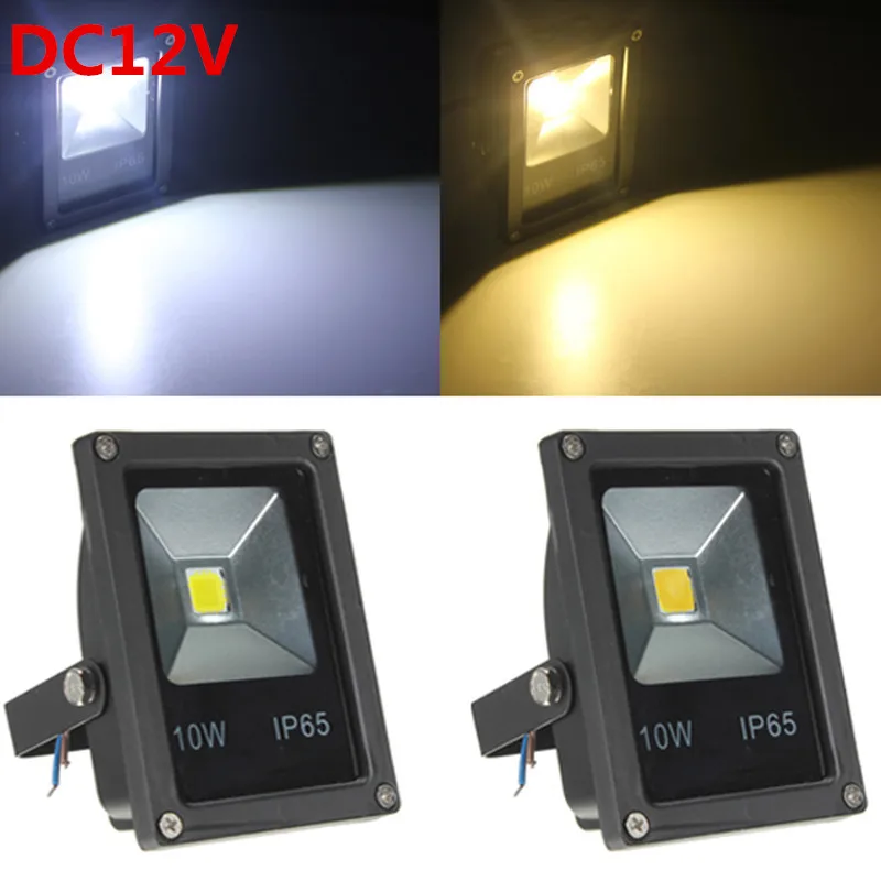 free shipping DC12V Waterproof LED Flood Light led lamp10w 20w 30w 50w  Warm/Cold white/Red/Blue/Green/RGB Outdoor Light
