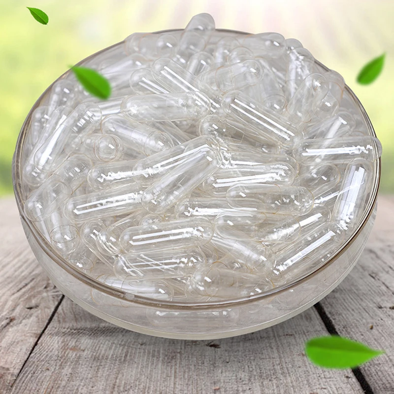 Бесплатная доставка 0 #10000 шт. пустые прозрачные твердые желатиновые капсулы