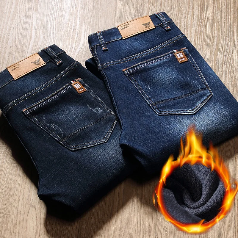 

Black Skinny Jeans Men Winter Autumn Stretch Denim Jeans Man Elastic Casual Slim Jean Pants Male Quality Jeans Homme