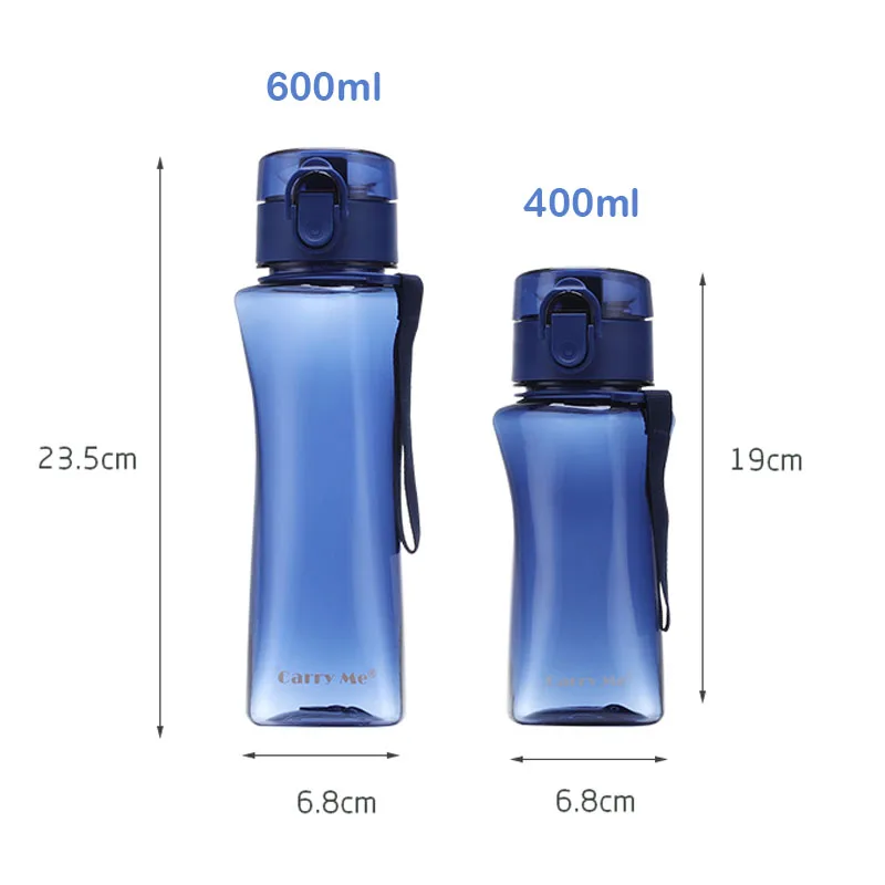 Шейкер спортивные бутылки для воды креативный питьевой походный мой флакон 400/600