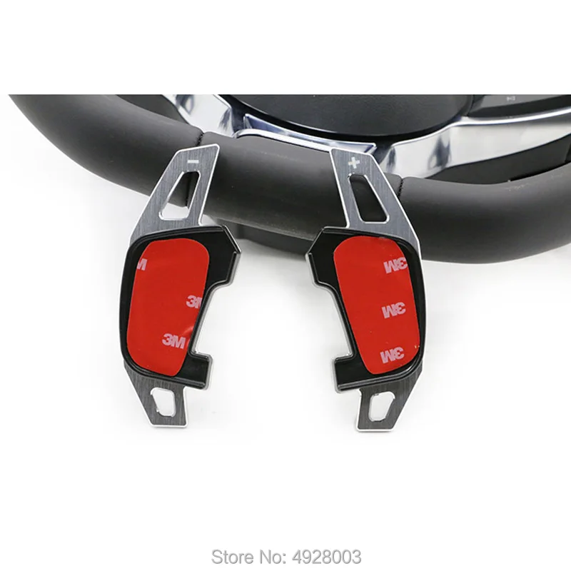 

Car Sport Model Steering Wheel Shifters Pedals Refit Auto Accessories Styling for Volkswagen VW Tiguan 2016 2017 2019 mk2
