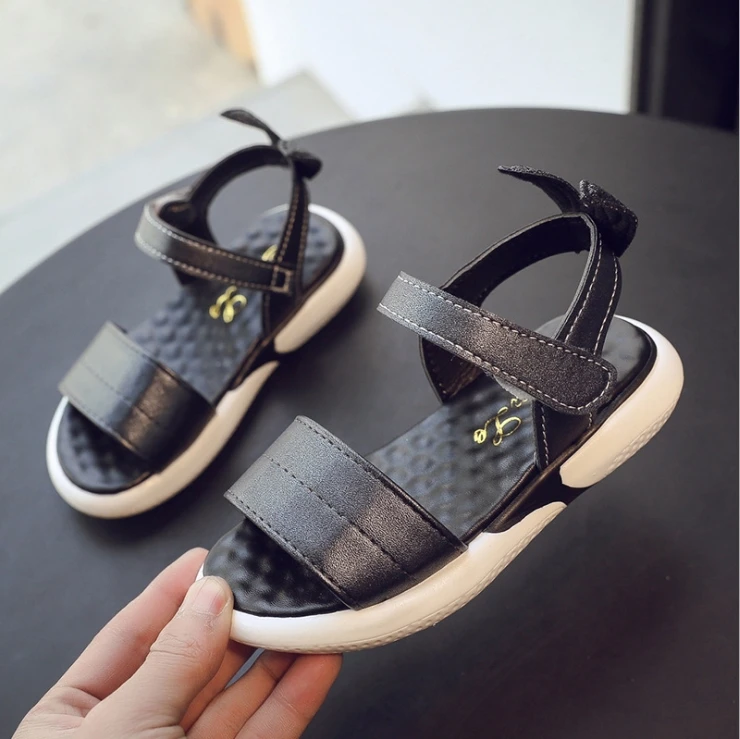 Новинка лета 2019 детская обувь модная мягкая для девочек принцессы без пальцев