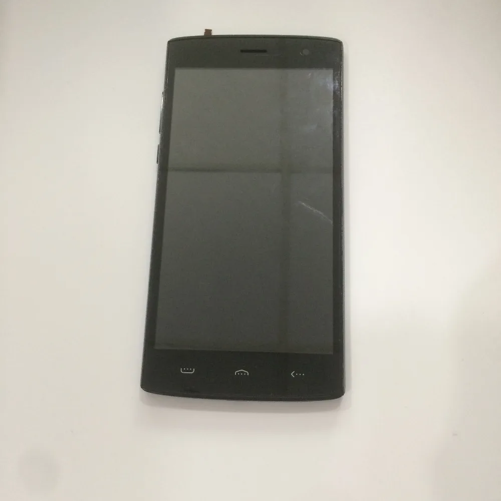 Бывший в употреблении ЖК экран + сенсорный рамка для телефона HT7 5 дюймов HD 1280x720